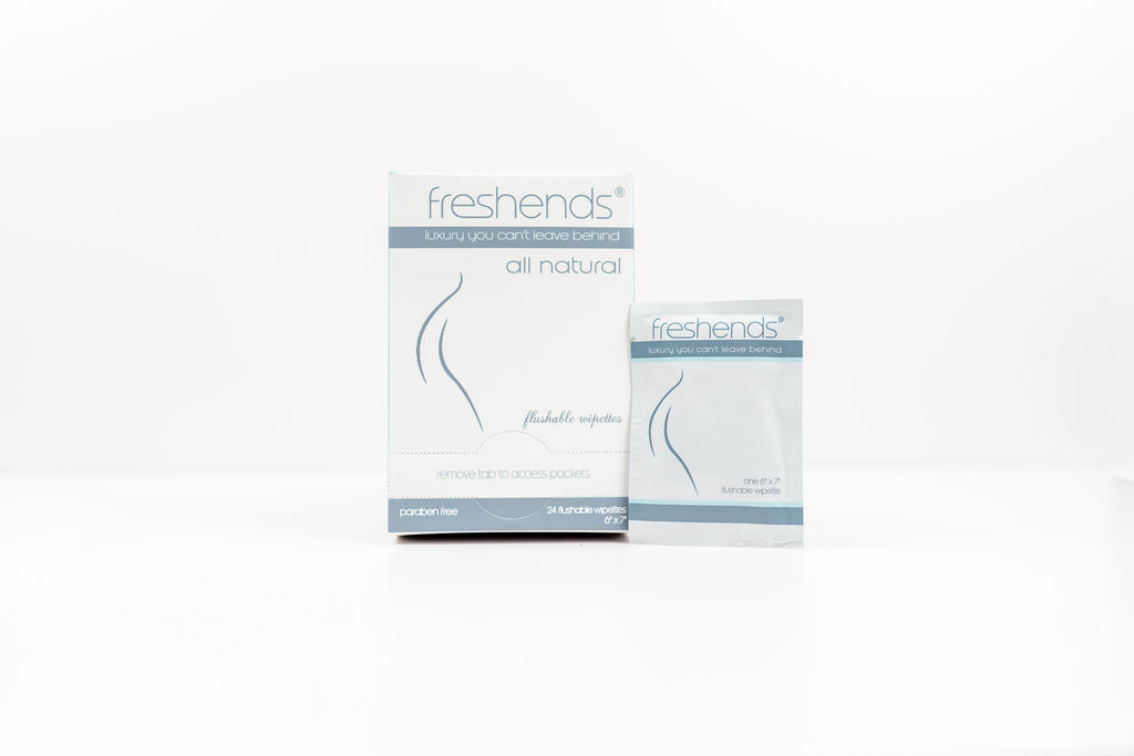 Freshends All Natural Towelettes Retail Box 24 count